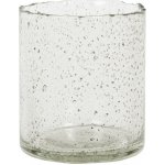 Sklenený svícen na cajovou svícku Jef – 8x10 cm – Sleviste.cz