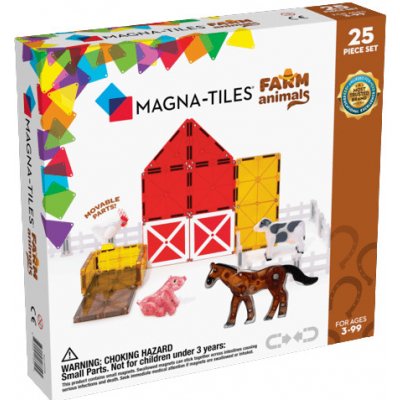 Magna-Tiles 25 - Zvířátka na farmě