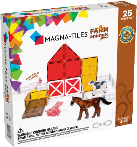Magna-Tiles 25 - Zvířátka na farmě