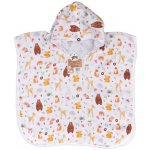 Bambusové mušelínové pončo XKKO BMB Digi Wild Forest – Sleviste.cz