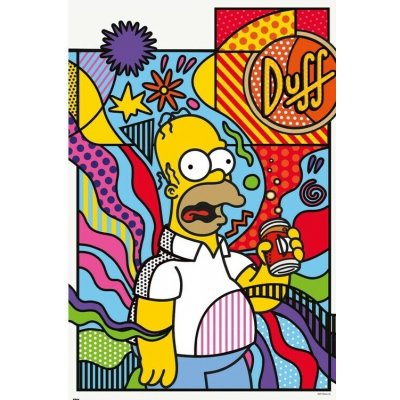 Plakát, Obraz - The Simpsons - Donut Worry, 61 × 91.5 cm – Hledejceny.cz