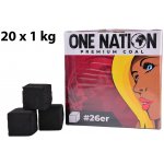 1NATION Kokosové uhlíky One Nation 26 1 kg – Zboží Dáma