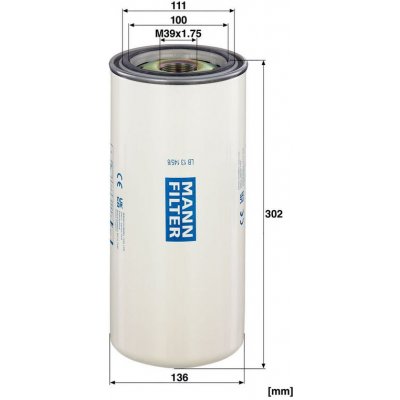 MANN-FILTER Filtr vzduchový kompresor MANN MF LB13145/8 – Hledejceny.cz