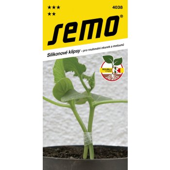 SEMO Klipsy silikonové pro roubování okurek a melounů - 5 ks série "Roubuj s námi"