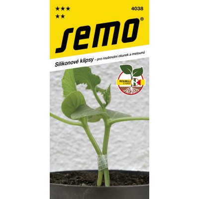 SEMO Klipsy silikonové pro roubování okurek a melounů - 5 ks série "Roubuj s námi"
