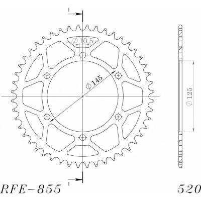 Supersprox RFE-855:45-BLK – Zbozi.Blesk.cz