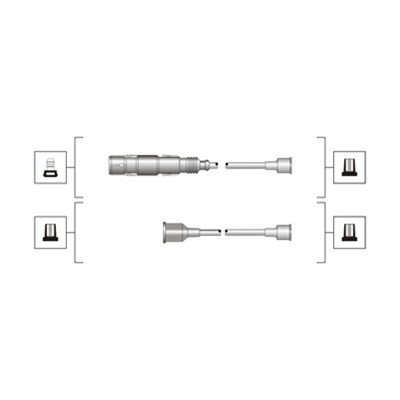 Sada kabelů pro zapalování MAGNETI MARELLI 941319170036 – Hledejceny.cz