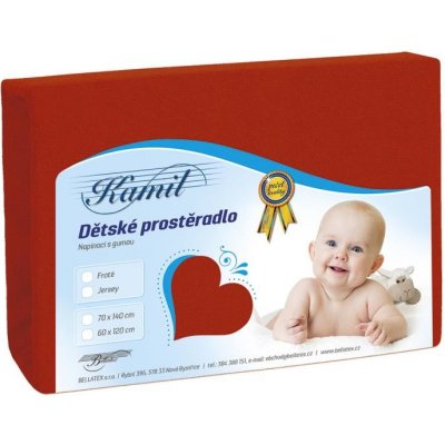 Bellatex froté prostěradlo terra 70x140