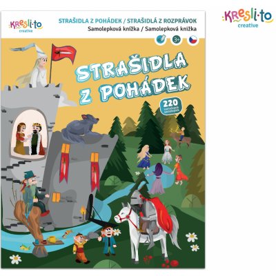 Kresli.to Strašidla z pohádek - samolepková knížka – Zboží Mobilmania