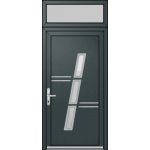 OknaDvereNaMiru.cz Vchodové dveře INOX 2001 + Nadsvětlík bílá 110 x 220 cm – Hledejceny.cz