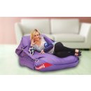 BeanBag 189x140 Comfort s popruhy violet