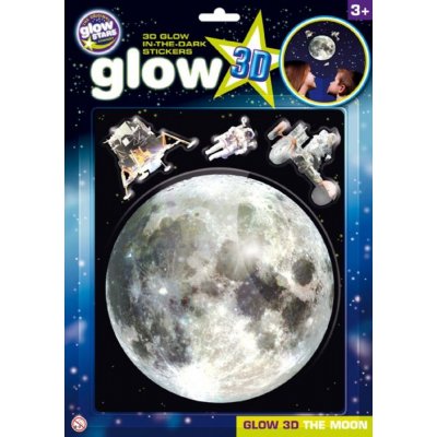 GlowStars Glow 3D Velký Měsíc a Apollo – Hledejceny.cz