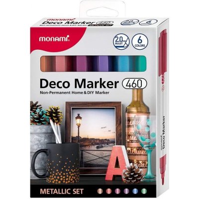 Monami Deco Marker 460 metallic – Zboží Mobilmania