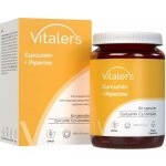 Vitaler's Kurkumin + piperin 60 kapslí – Hledejceny.cz