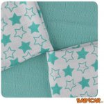 Kikko bambusové ubrousky 30x30 Little Stars Turquoise Mix – Zbozi.Blesk.cz