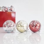 Eurolamp Krabička s plastovou koulí mix 3 barev 10 cm 1 ks – Hledejceny.cz