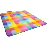 HomeLife Pikniková deka barevné kostky 150 x 180 cm – Zboží Dáma