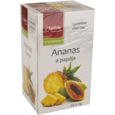 Apotheke Ananas a papája 20 x 2 g – Zbozi.Blesk.cz