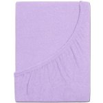 B.E.S. Petrovice Prostěradlo Froté PERFECT Fialové 90x200 – Sleviste.cz