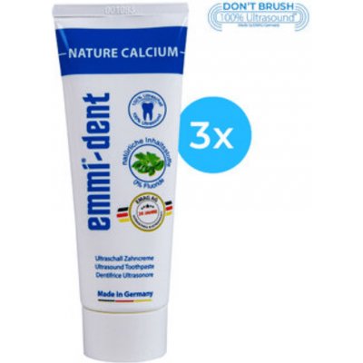 Emag Emmi-dent Nature s vápníkem 3 x 75 ml – Hledejceny.cz