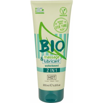 Hot Bio Massage & Lubricant Waterbased 2in1 200 ml