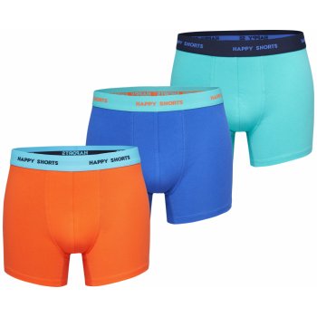 Happy Shorts oranžová/modrá