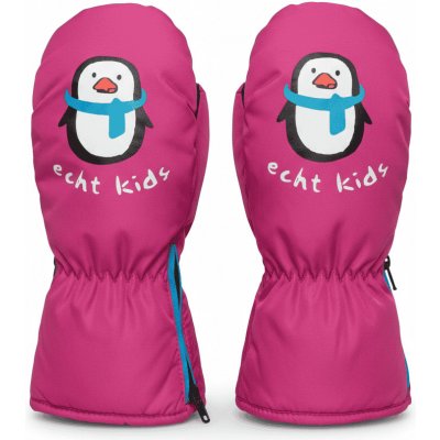 Echt palcové šusťákové rukavice Růžová – Zboží Mobilmania