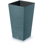 Prosperplast Květináč FURU SQUARE 26,5 cm skandinávský modrý – Hledejceny.cz