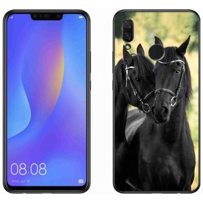 mmCase gelový kryt Huawei Nova 3i - dva černí koně – Zboží Živě