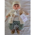 Marina & Pau Realistické miminko chlapeček Albín v zimním oblečku Petite Winter 40 cm – Zboží Mobilmania