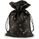 Prima-obchod Vánoční dárkový pytlík hvězdy 20x30 cm, barva 4 černá – Hledejceny.cz