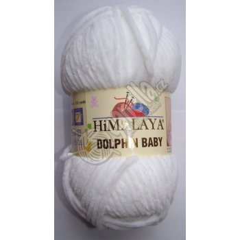 Příze Himalaya Dolphin Baby 80301 bílá