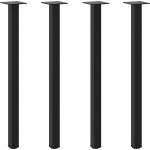 Omaxi 956218 Nohy konzolového stolku 4 ks černé 72 74 cm ocelové – Zboží Dáma