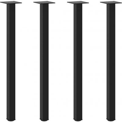 Omaxi 956218 Nohy konzolového stolku 4 ks černé 72 74 cm ocelové – Zboží Dáma