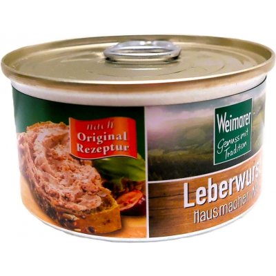 WEIMARER Leberwurst jemná játrová paštika 125 g – Sleviste.cz