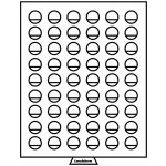 LEUCHTTURM Boxy na mince kulaté tmavě červené Velikost 1 pole Ø 26 mm – Hledejceny.cz