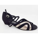 Rummos S nízkým podpatkem RKAM/35 černá/zlatavá – Zboží Dáma