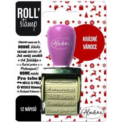 Aladine RollStamp textová Vánoce – Zboží Mobilmania