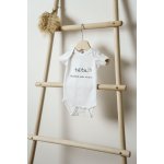 Černá na bílé bodyčko TÁTA středobod mého vesmíru – Zboží Mobilmania