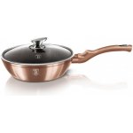 BerlingerHaus hluboká s mramorovým povrchem a poklicí Rosegold Metallic Line 24 cm – Zboží Mobilmania