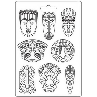 Stamperia Forma na odlévání A4 Masky – Zboží Mobilmania