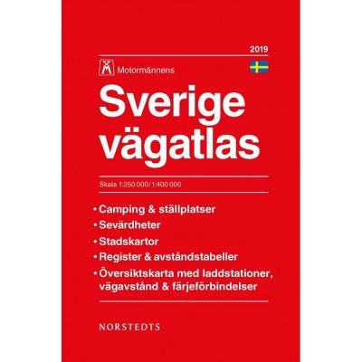Autoatlas Švédsko - Sverige Vägatlas 1:250 000/1:400 000