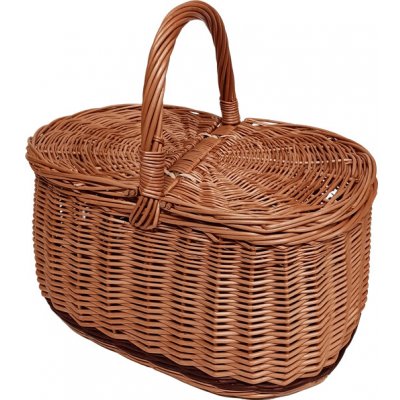 HRADIL Proutěný košík na piknik přírodní EMIL II – Sleviste.cz