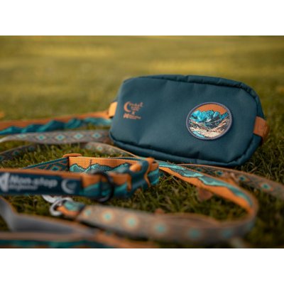 Non-stop dogwear Ledvinka Trail quest fanny pack Rachel Pohl teal hnědá – Sleviste.cz