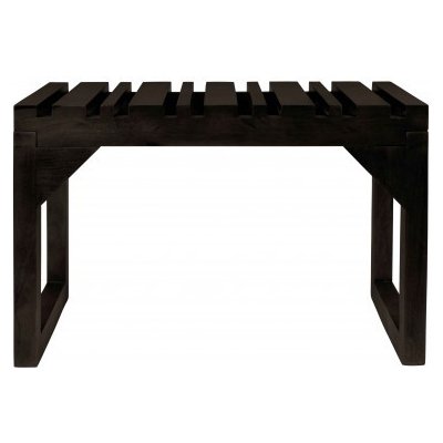 Dutchbone Lavice JAKUB 70x40 cm, černá 1600006 – Hledejceny.cz
