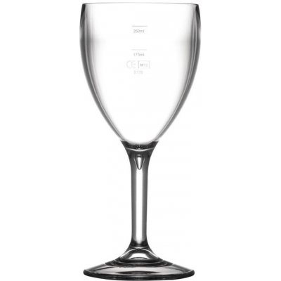 BBP polykarbonátové sklenice na víno se značkou CE ve a 250 ml 310 ml 12 x 175 ml