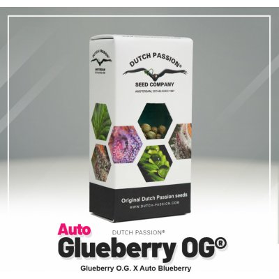 Dutch Passion AUTO Glueberry O.G. semena neobsahují THC 3 ks – Zboží Mobilmania