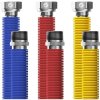 Hadice k pračce MERABELL Flexi Připojovací set R3/4"-G3/4"30-60cm-3ks hadice (modrá, červená, žlutá) M0047