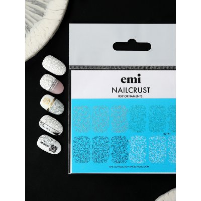 E.Mi Vodolepka NAILCRUST Pattern Slider 59 Ornaments – Zboží Dáma