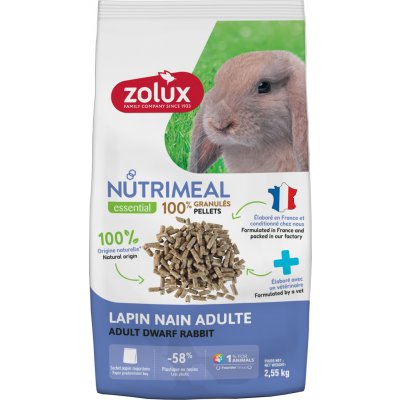 Zolux Nutrimeal Krmivo pro králíky Adult 2,55 kg – Hledejceny.cz
